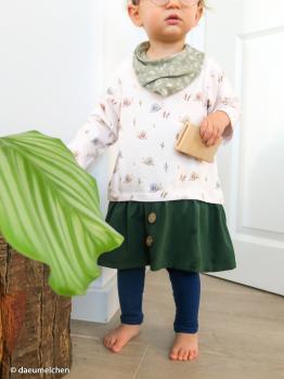 Preview: Baumwolljersey Life in the Forest Schnecken by Christiane Zielinski aus dem Hause Swafing